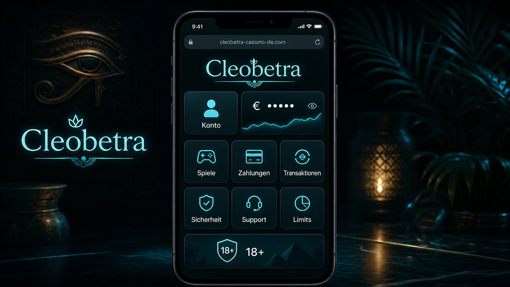Funktionen der Cleobetra Casino Mobile App