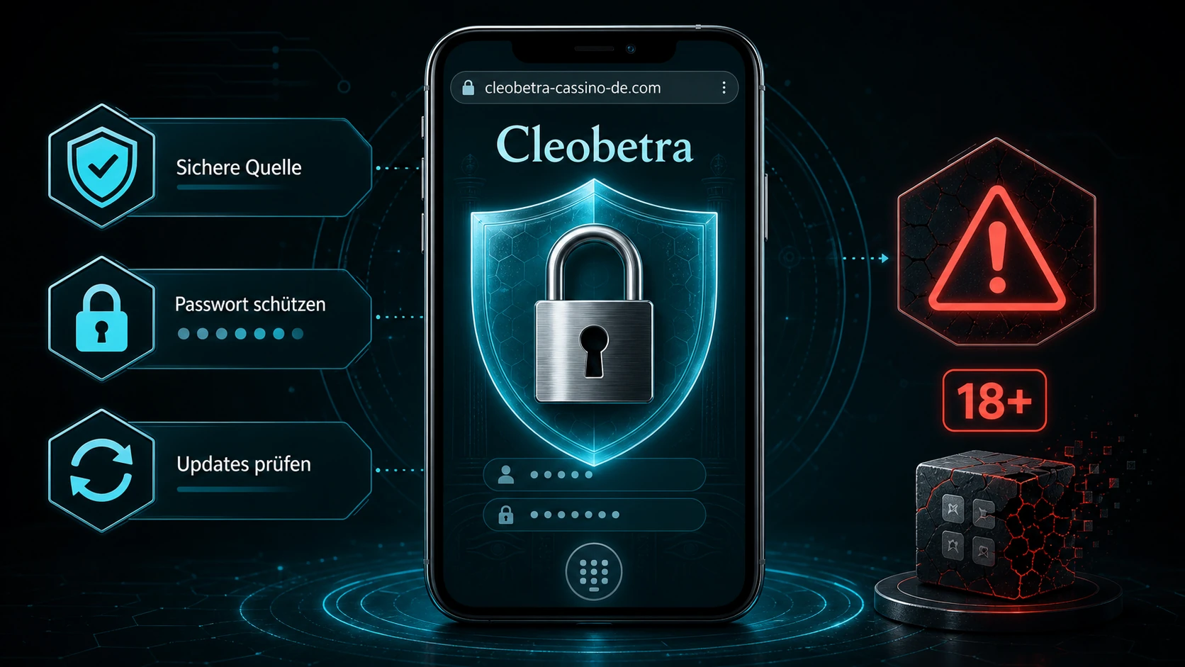 Sicherheit bei der Cleobetra App