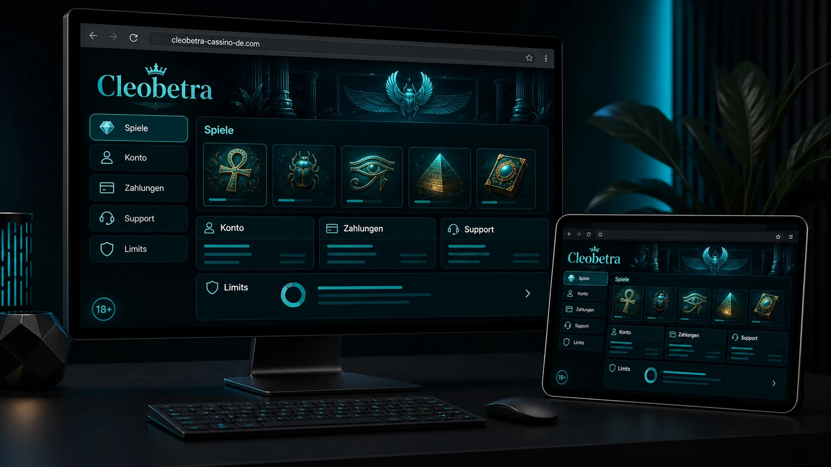 Cleobetra Online Casino und Benutzeroberfläche