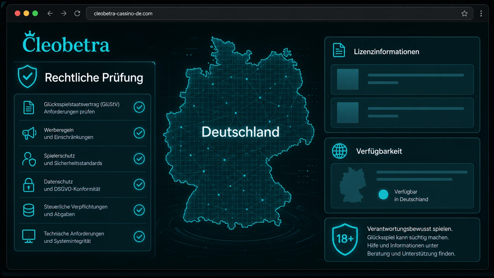 Cleobetra Deutschland und rechtliche Voraussetzungen
